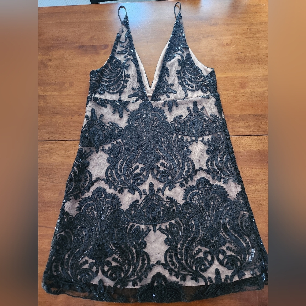Free People Lace Slip Dress XS | Romantic Mini - Picture 8 of 10